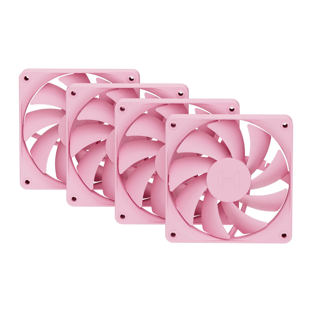 HYTE FA12 | 120mm PWM case fans | 4-pack | Strawberry Milk