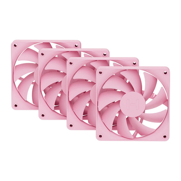 HYTE FA12 | 120mm PWM case fans | 4-pack | Strawberry Milk