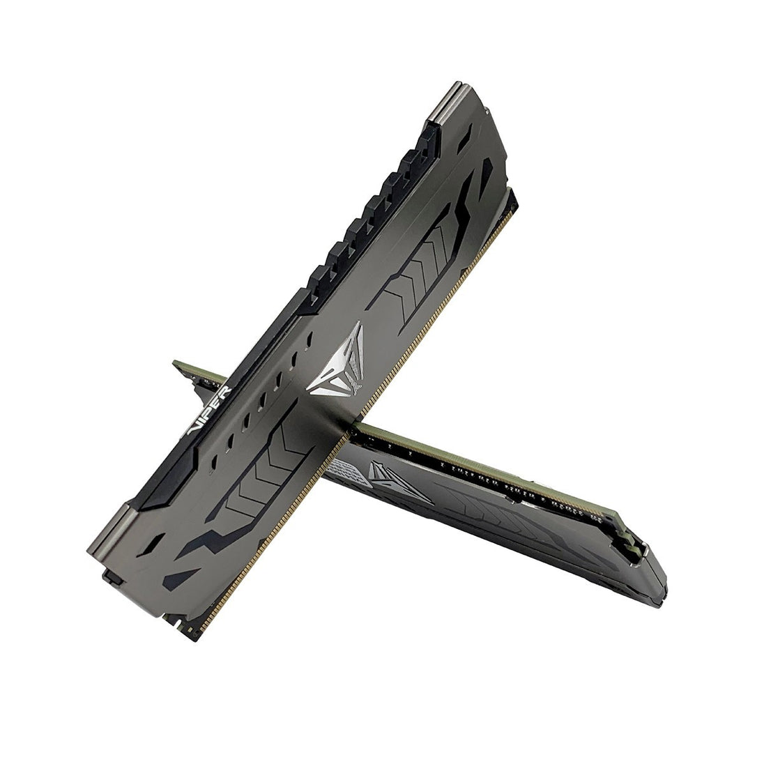 Patriot Viper Steel | 16GB DDR4 RAM kit | 3200MHz CL16 | 2 x 8GB | Gunmetal grey