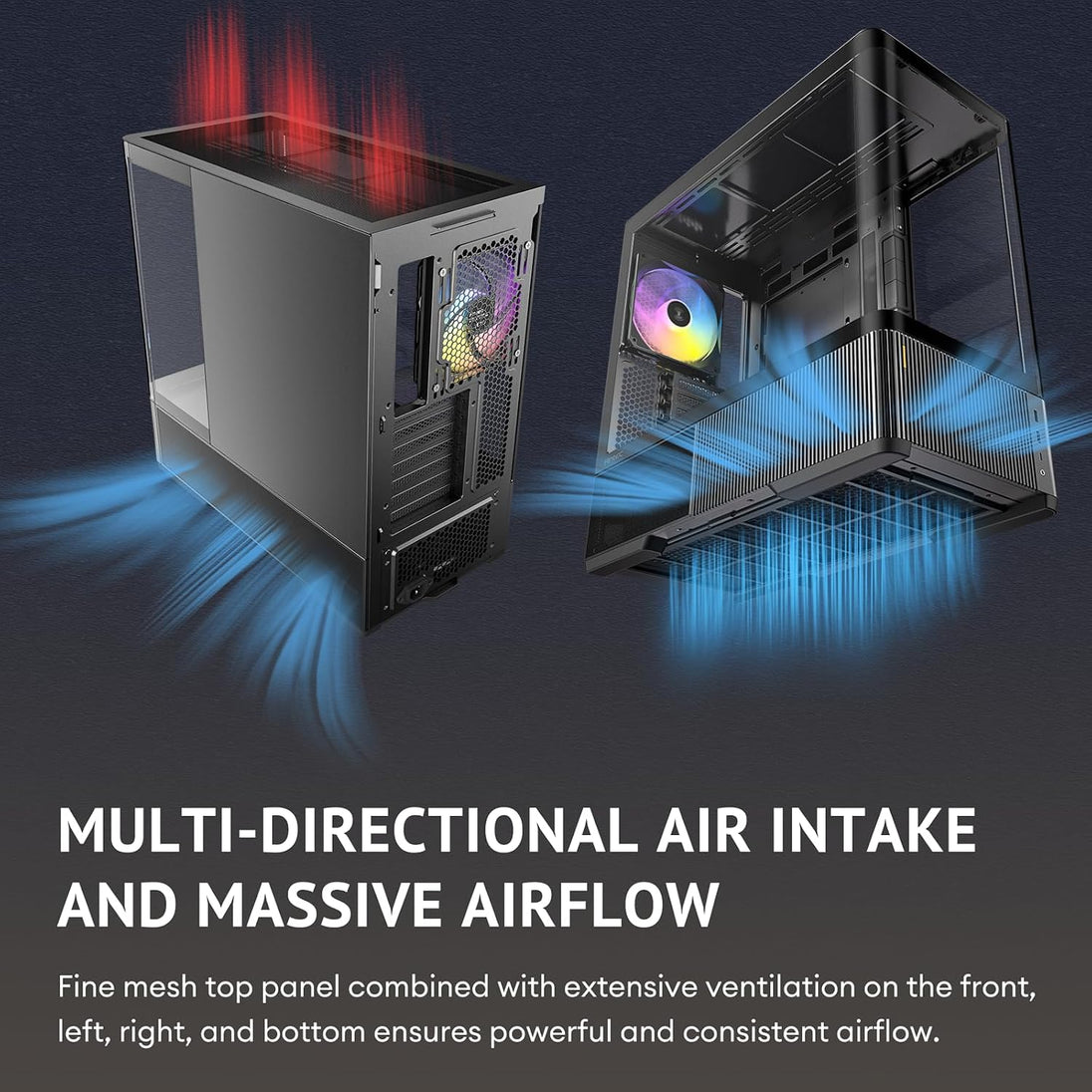 Antec C6 Curve ARGB | Mid tower PC case | Black