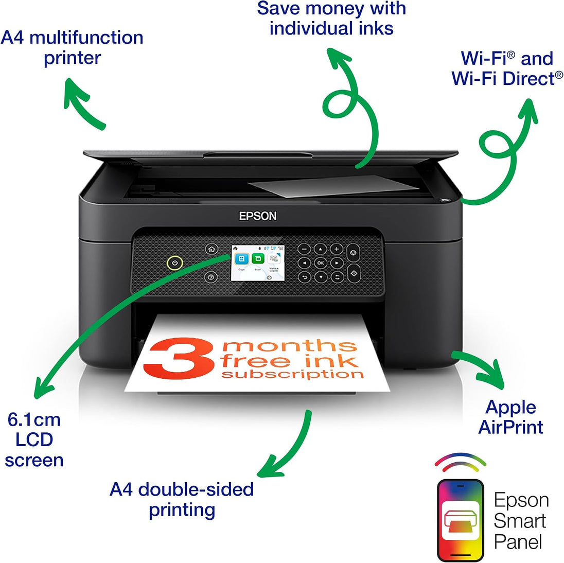 Epson Expression Home XP-4200 | Colour inkjet printer | Print scan and copy