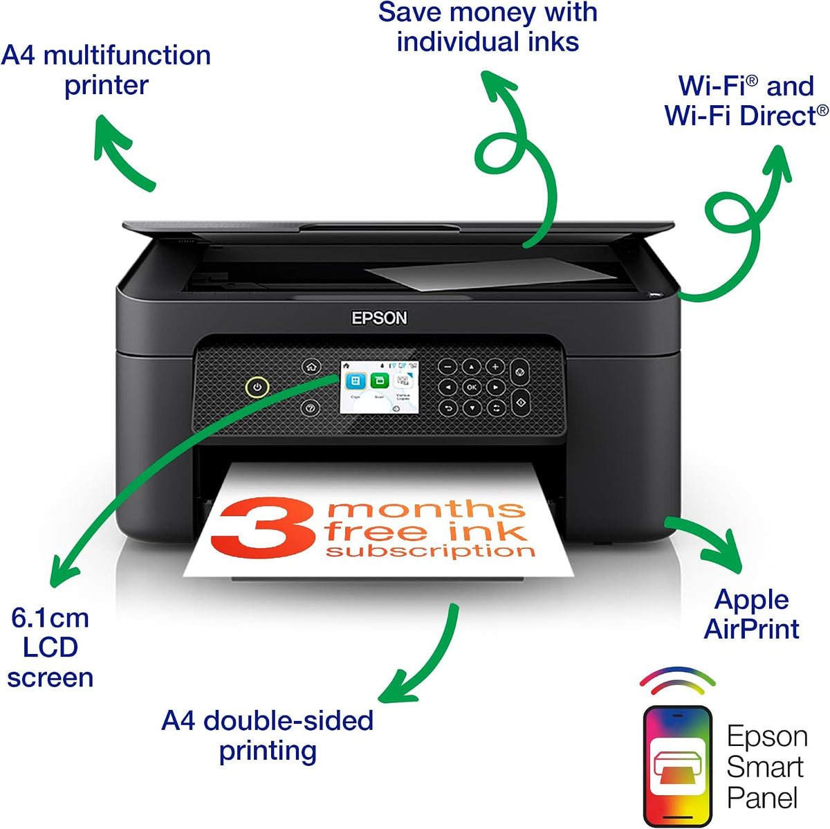 Epson Expression Home XP-4200 | Colour inkjet printer | Print scan and copy
