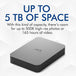 LaCie Mobile Drive | 5TB USB-C | Moon Silver