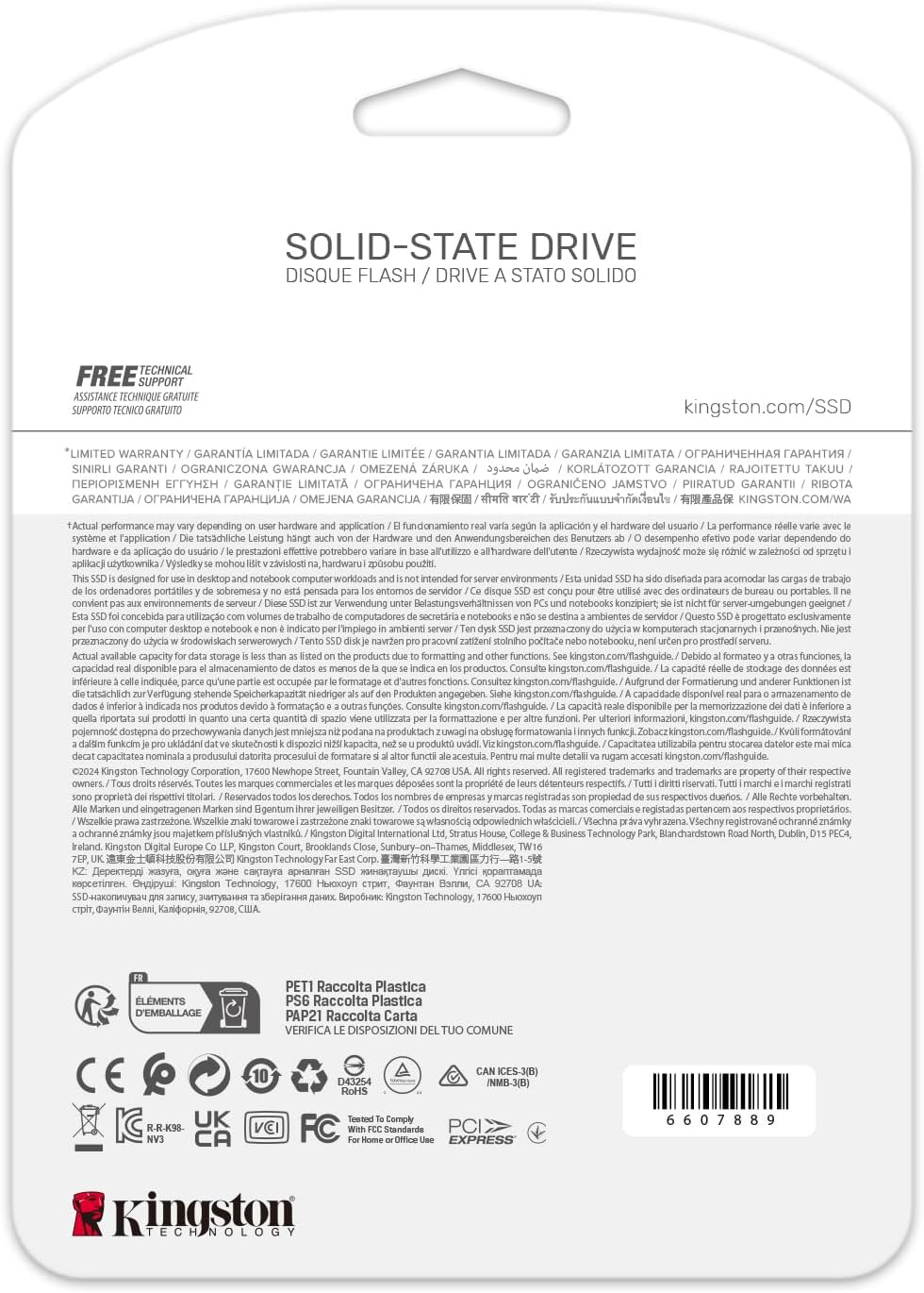 Kingston NV3 | 500GB NVMe SSD | PCIe 4.0 M.2 2280