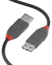 Lindy Anthra Line | USB 2.0 extension cable | 480Mbps | 0.5m black