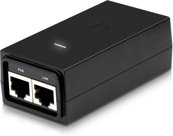 Ubiquiti POE-24-12W-G | Gigabit PoE injector | 24V 12W | Black