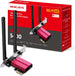 MERCUSYS MA86XE | Wi-Fi 6E PCIe adapter | AXE5400 tri-band | Bluetooth 5.2