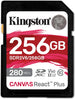 Kingston Canvas React Plus V60 | SDXC memory card | UHS-II U3 V60 | 256GB