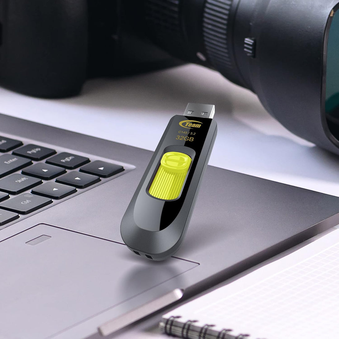 TEAM C145 | USB flash drive | USB 3.2 Gen 1 | 64GB | Green