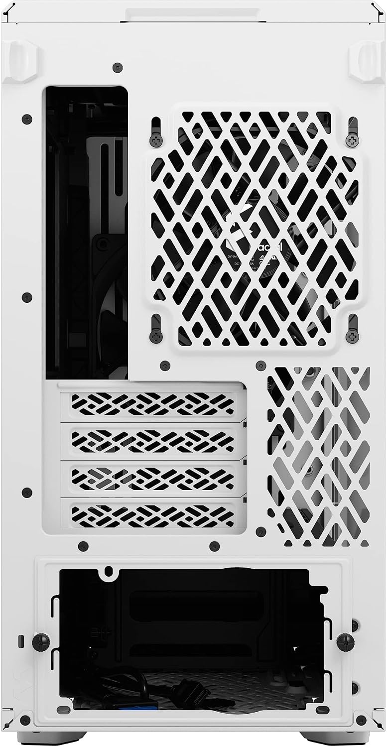Fractal Design Meshify 2 Mini | Micro ATX PC case | Tempered glass | White