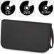 Hama 00011616 | CD/DVD/Blu-ray wallet | Holds 64 discs | Black