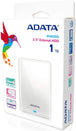 ADATA HV620S | Portable external hard drive | 1TB USB 3.2 Gen1 | White