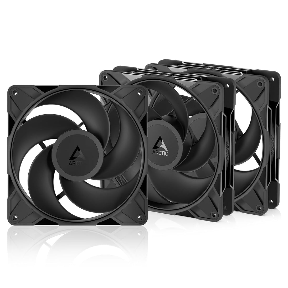 ARCTIC P14 Pro Reverse | 140 mm case fan 3-pack | PWM 400–2650 rpm | Black