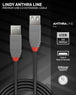 Lindy Anthra Line | USB 2.0 extension cable | 480Mbps | 0.5m black