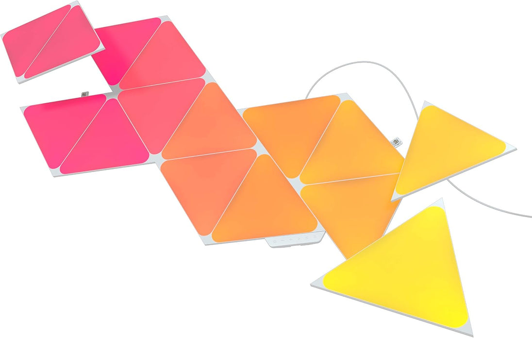 Nanoleaf Shapes Triangles | Smart LED wall light panels | White
