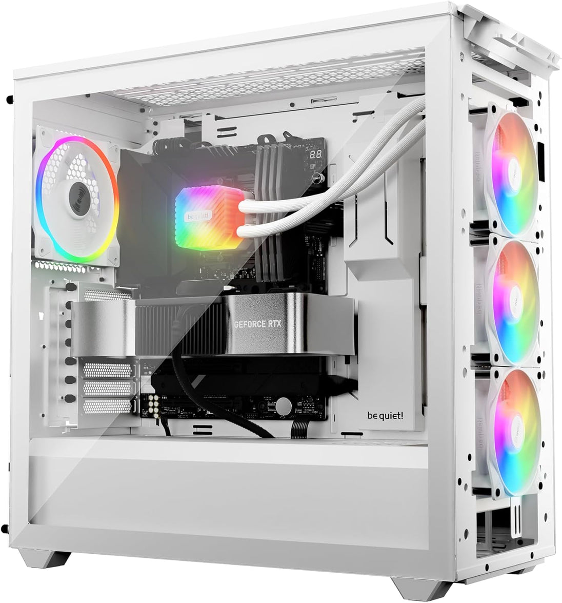 be quiet! LIGHT LOOP 360mm White | AIO CPU water cooler | 3 x 120mm PWM fans