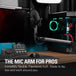 Elgato Wave Mic Arm Pro | Microphone boom arm | 3 kg capacity | Black