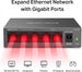 MERCUSYS MS105GS | 5-port Gigabit network switch | 5 x 10/100/1000 Mbps | Metal