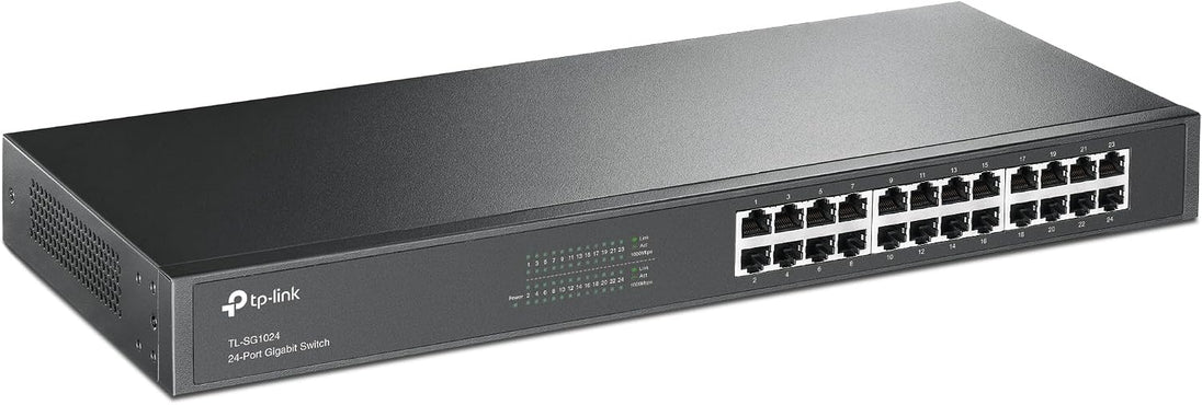 TP-Link TL-SG1024 | 24-port Gigabit switch | 19-inch rackmount | 24 ports