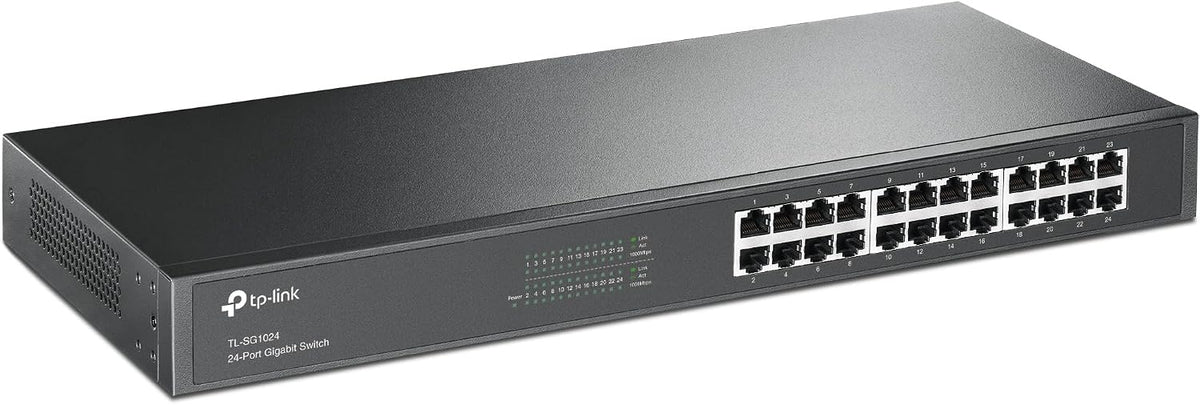 TP-Link TL-SG1024 | 24-port Gigabit switch | 19-inch rackmount | 24 ports