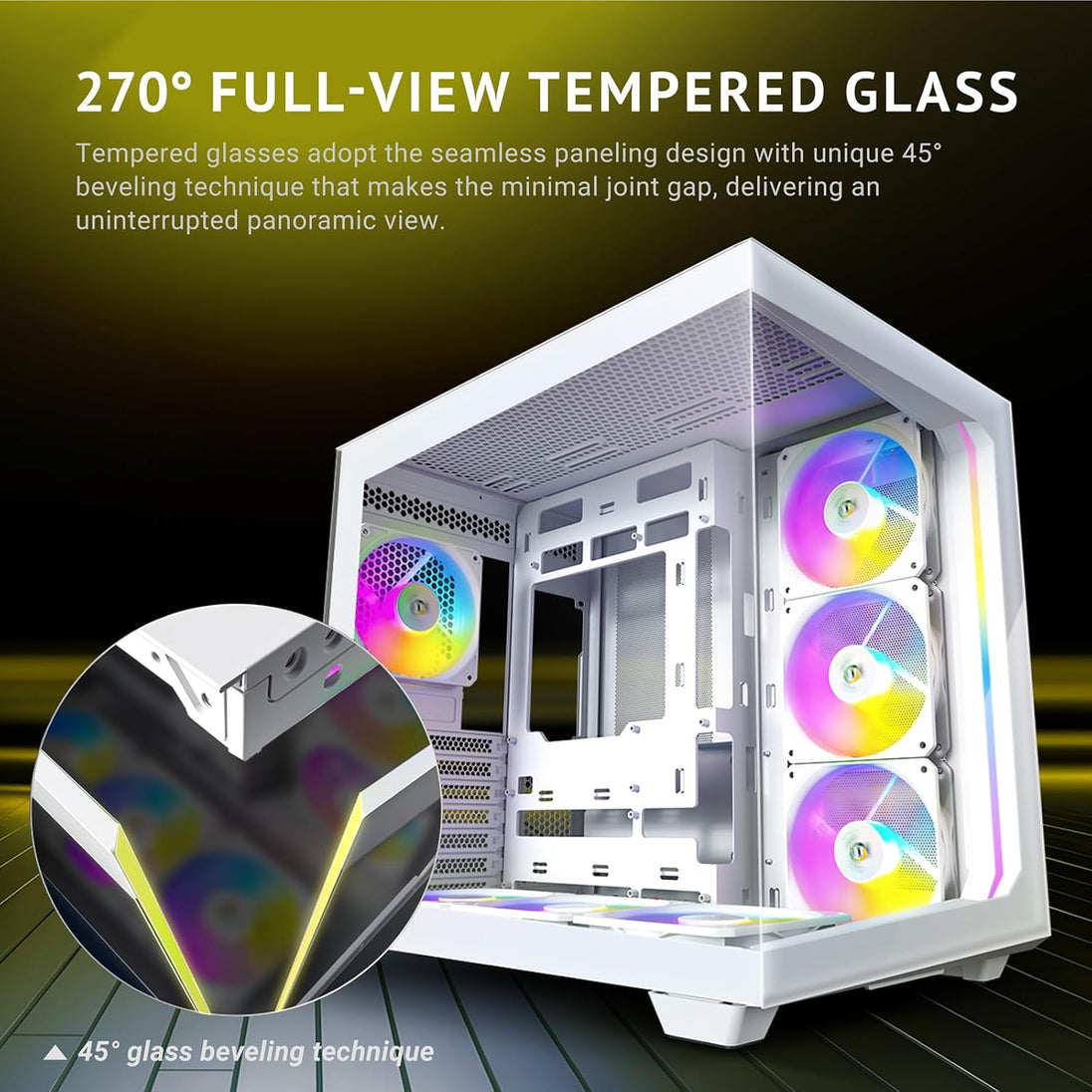 Antec C5 ARGB WHITE | Mid tower PC case