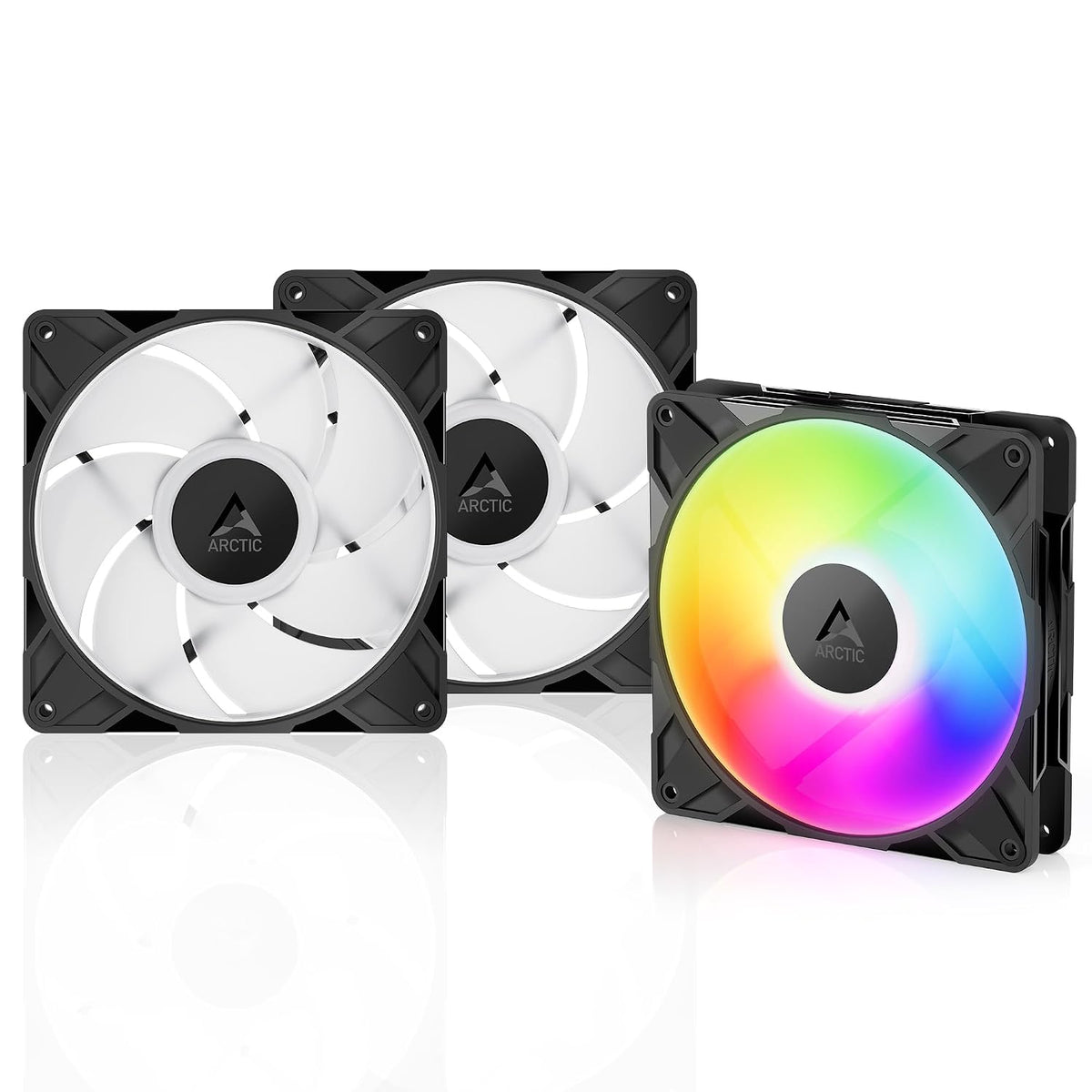 ARCTIC P14 Pro A-RGB | 140 mm case fans | 2500 rpm PWM | 3-pack black