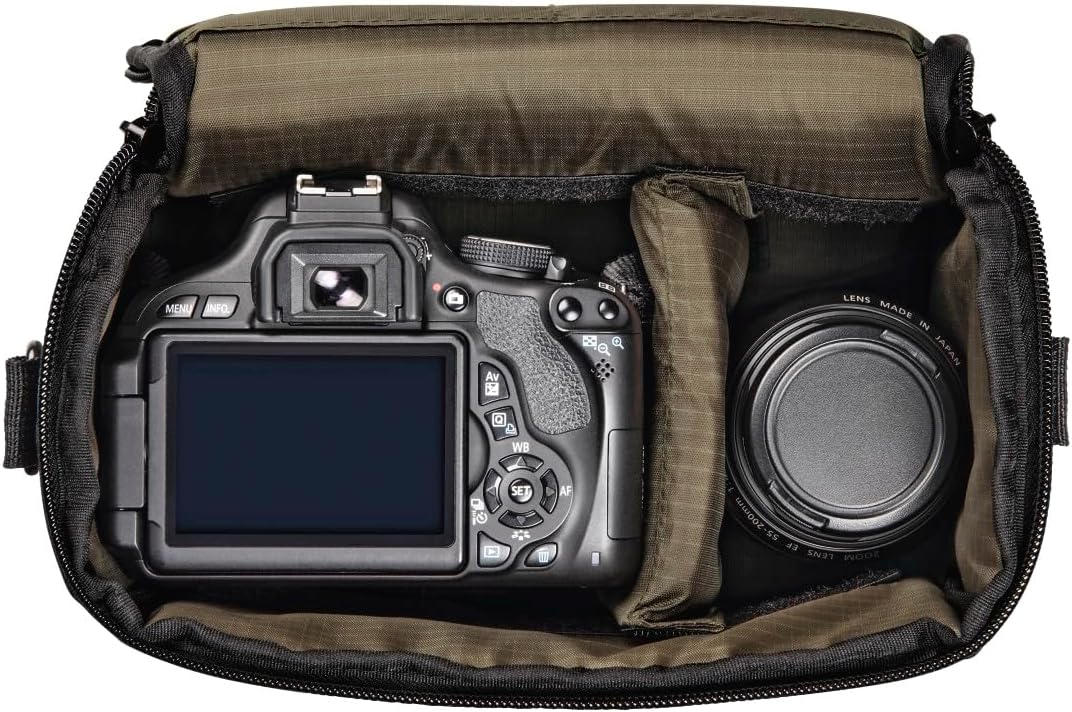 Hama Terra 130 | Camera shoulder bag | Recycled polyester | Grey