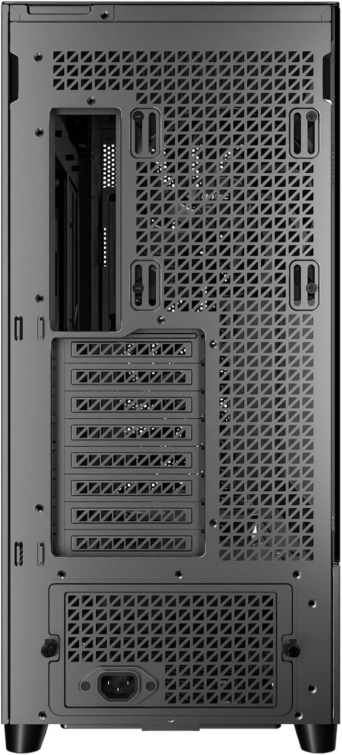 Antec FLUX PRO | Full tower PC case | 6 PWM fans | Black and walnut