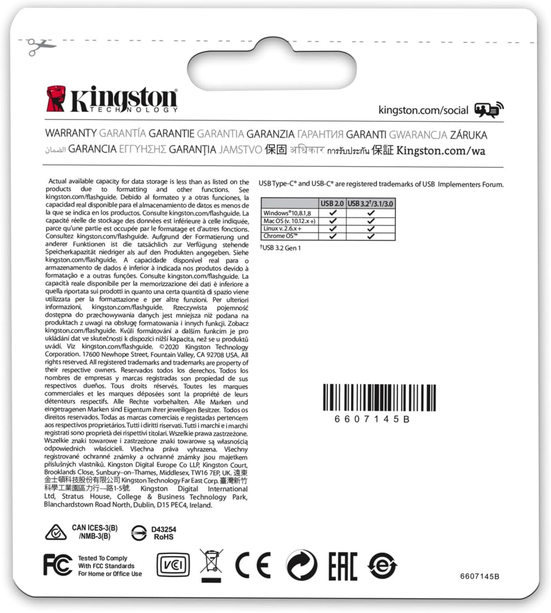 Kingston DataTraveler microDuo 3C | USB flash drive | 128GB | USB-A and USB-C
