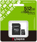 Kingston Canvas Select Plus Gen3 | 512GB microSDXC card | UHS-I U3 V30 A1