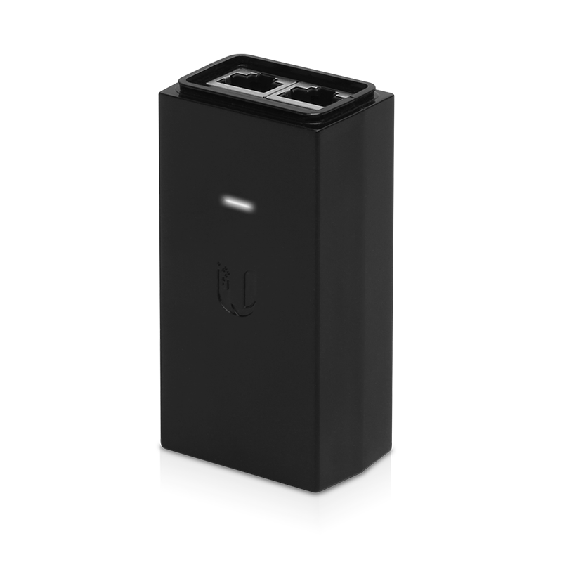 Ubiquiti POE-24-24W-G | Gigabit PoE injector | 24V 1A | Black