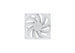 HYTE FA12 | 120mm PWM case fans | 4-pack | Snow White