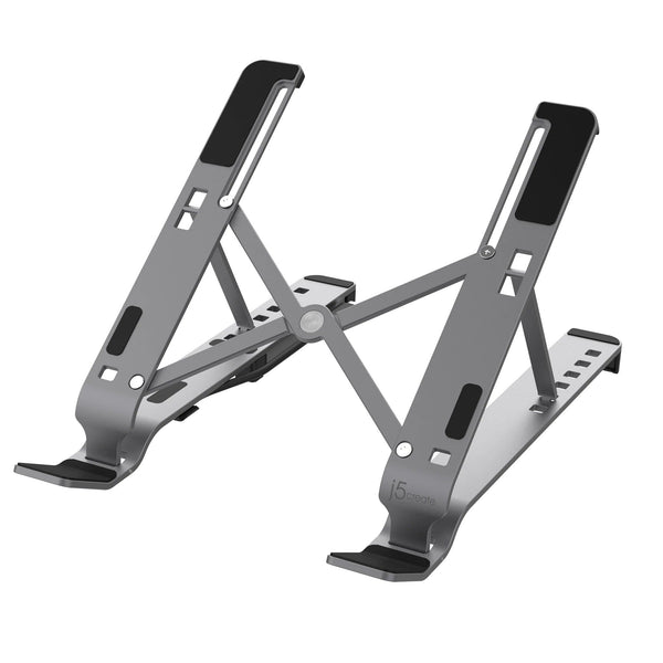 j5create JTS223-N | Laptop stand with USB hub | 4-port USB-A 5Gbps | Space grey