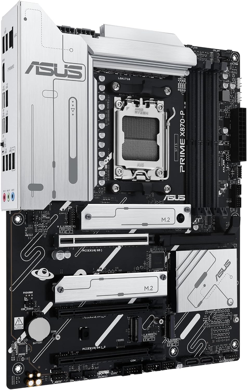ASUS PRIME X870-P | ATX motherboard | AMD AM5 and X870 | DDR5