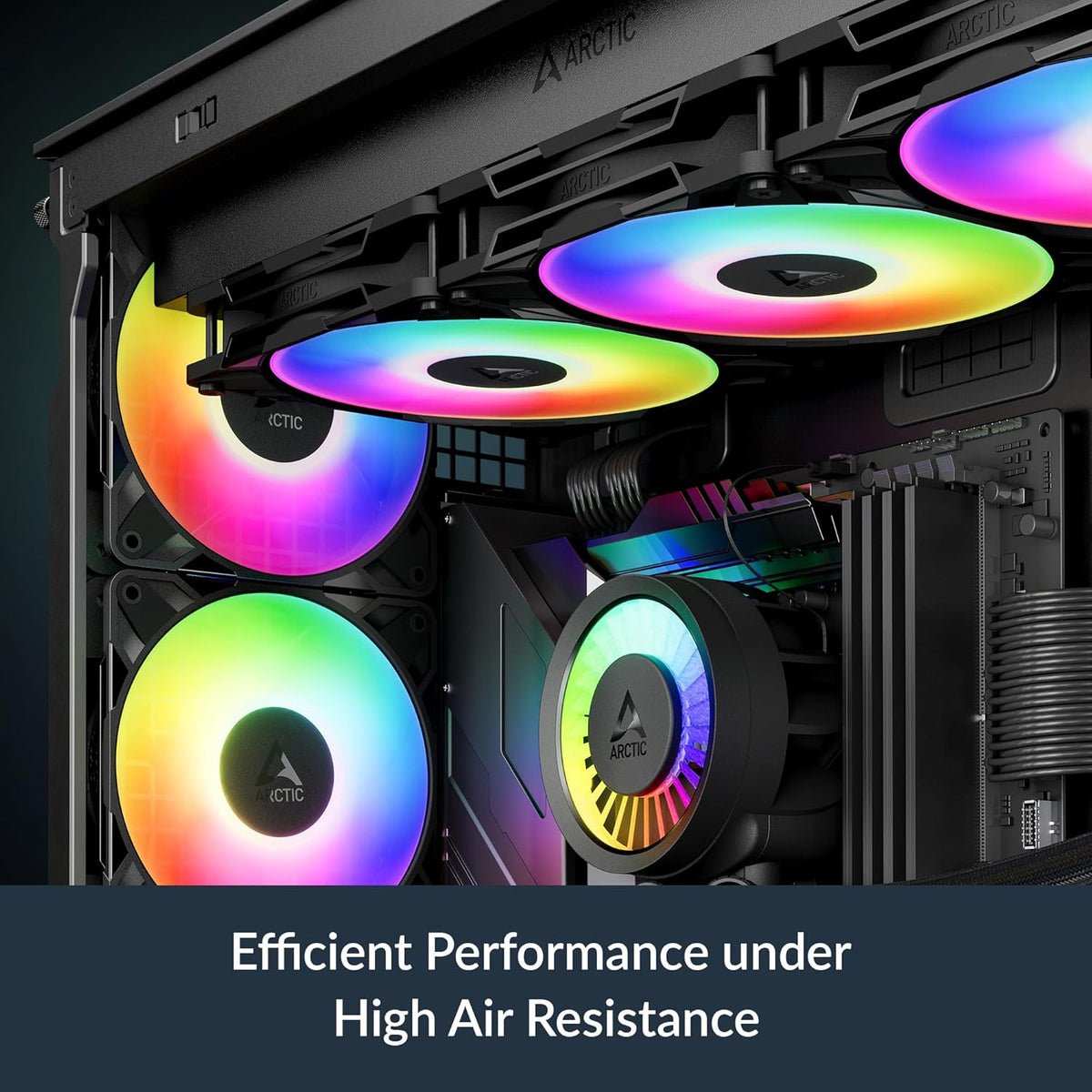 ARCTIC P14 Pro A-RGB | 140 mm PC case fan | Black