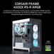 CORSAIR FRAME 4500X RS-R ARGB | PC case | Panoramic glass | White