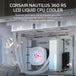 CORSAIR NAUTILUS 360 RS LCD | Liquid CPU cooler | 360 mm AIO | White