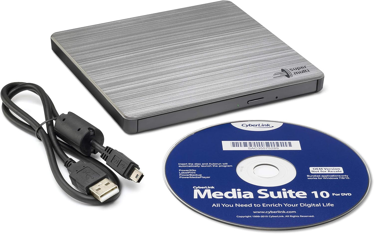 LG GP60NS60 | External DVD writer | USB 2.0 | Silver