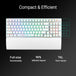 ASUS ROG Strix Scope II 96 Wireless | Gaming keyboard | 96% layout | White