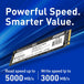 TEAM NV5000 | 2TB M.2 SSD | PCIe 4.0 x4 NVMe | M.2 2280