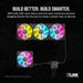 CORSAIR iCUE LINK RX120 RGB | 120mm PWM fans | Triple starter kit | Black
