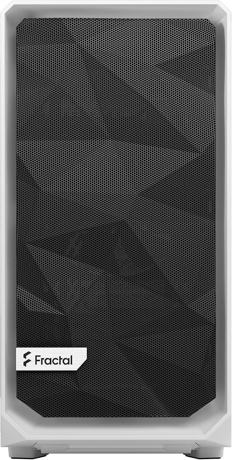 Fractal Design Meshify 2 Mini | Micro ATX PC case | Tempered glass | White