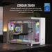 CORSAIR 2500X | Mid-tower PC case | Dual chamber | White