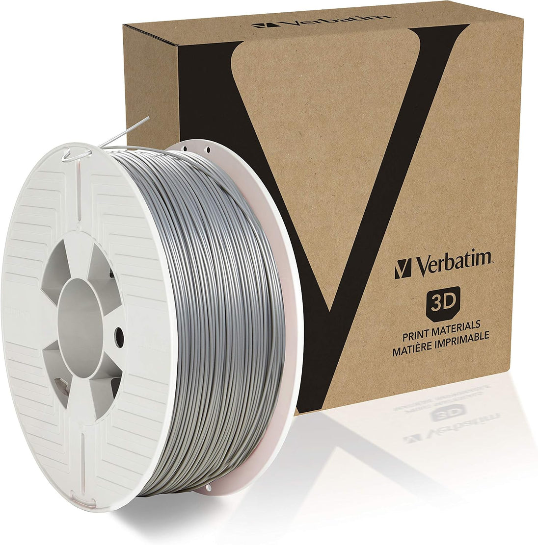Verbatim PLA 3D Filament | 1.75 mm 1 kg | Aluminium Grey