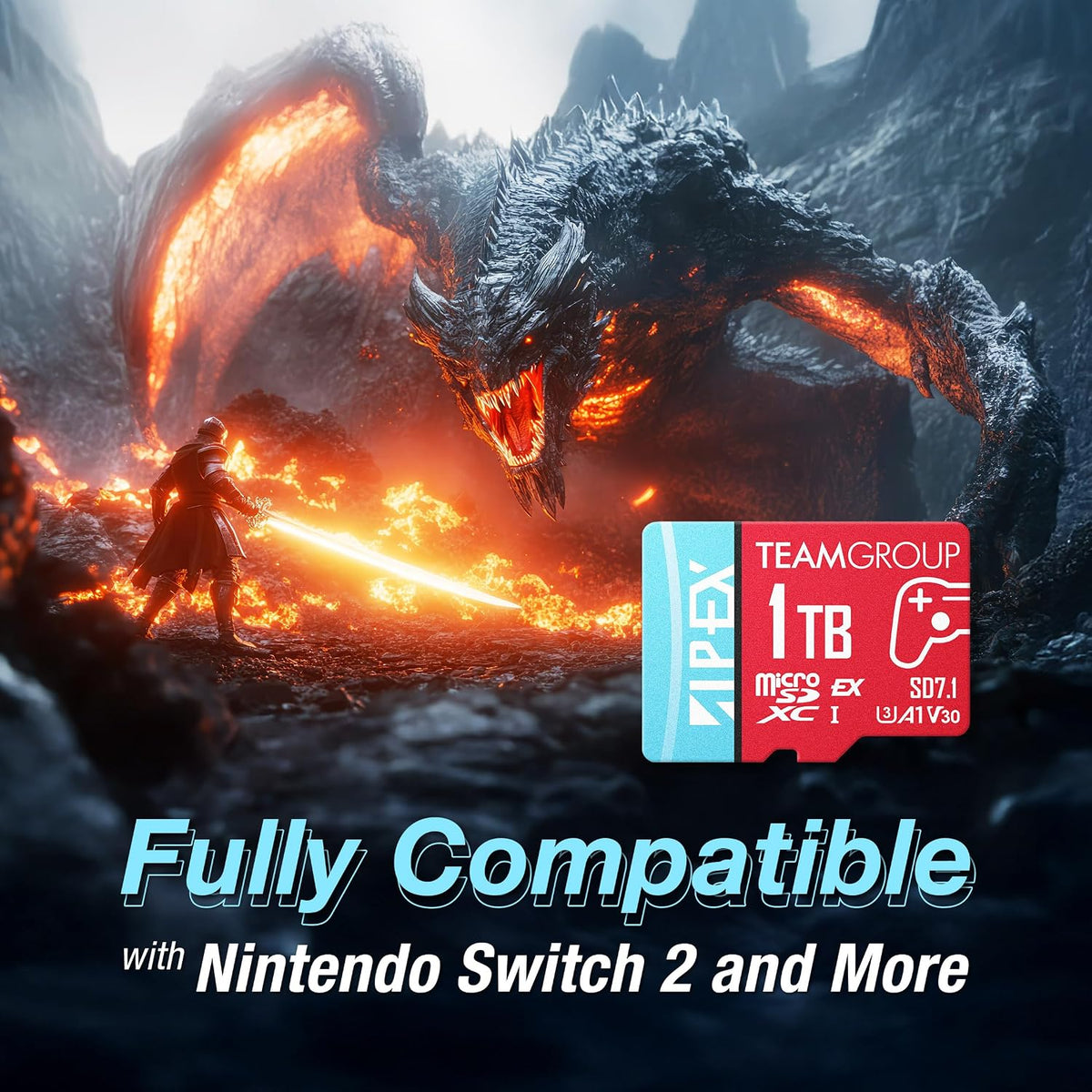 TEAM APEX SD7.1 | MicroSD Express card | 512GB | Up to 800MB/s read