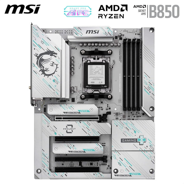 MSI B850 GAMING PLUS WIFI PZ | AM5 motherboard | Back-connect
