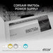 CORSAIR RMe RM750e | ATX power supply | 750W 80 PLUS Gold | White