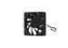 HYTE FA12 | 120mm PWM case fans | 4 pack | Pitch Black