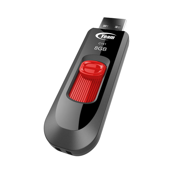 TEAM C141 | USB flash drive | 8GB USB 2.0 | Red