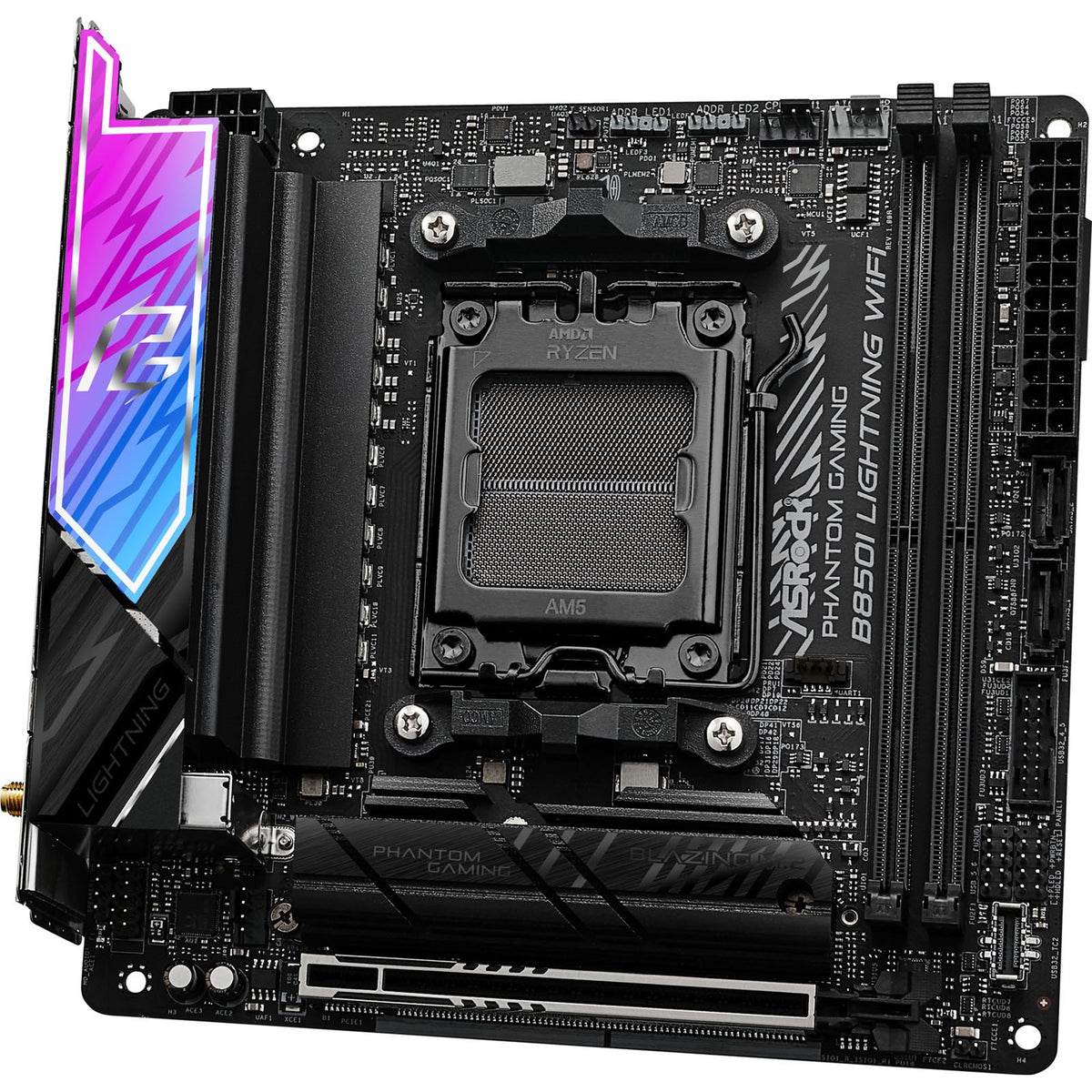 ASRock B850I Lightning WiFi | Mini-ITX motherboard | AM5 and B850 | DDR5